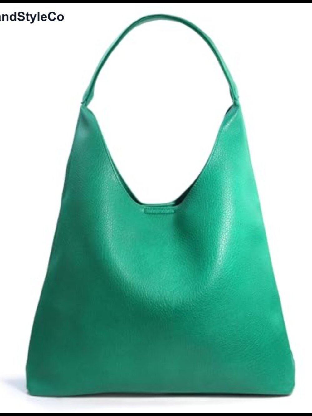 Soft Vegan Leather Slouchy Hobo Bag Shoulder Tote Purse for Women